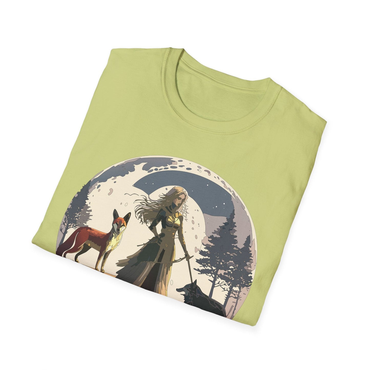 Womens Graphic T Shirt Art Design Tee Softstyle 64000 Gildan Unisex Short Sleeve