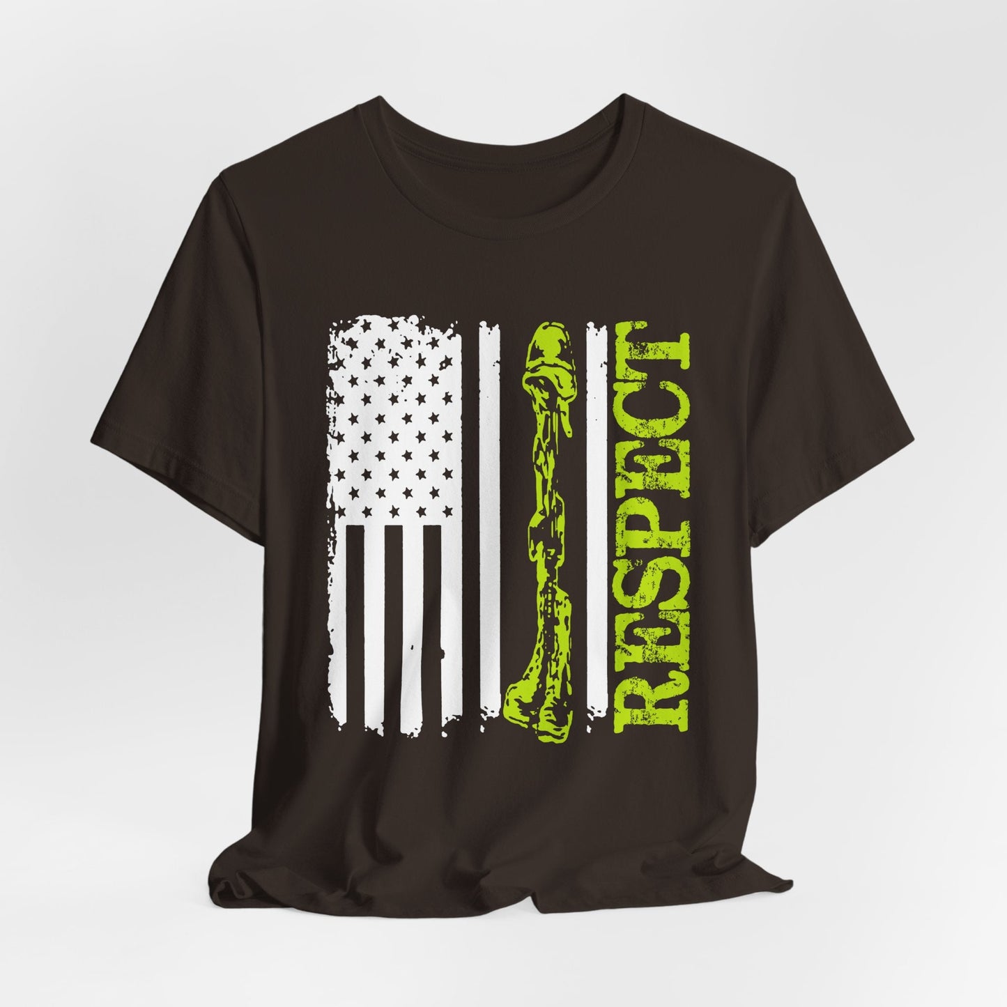 Army Veteran Patriotic Graphic Design Unisex Cotton T-Shirt v57