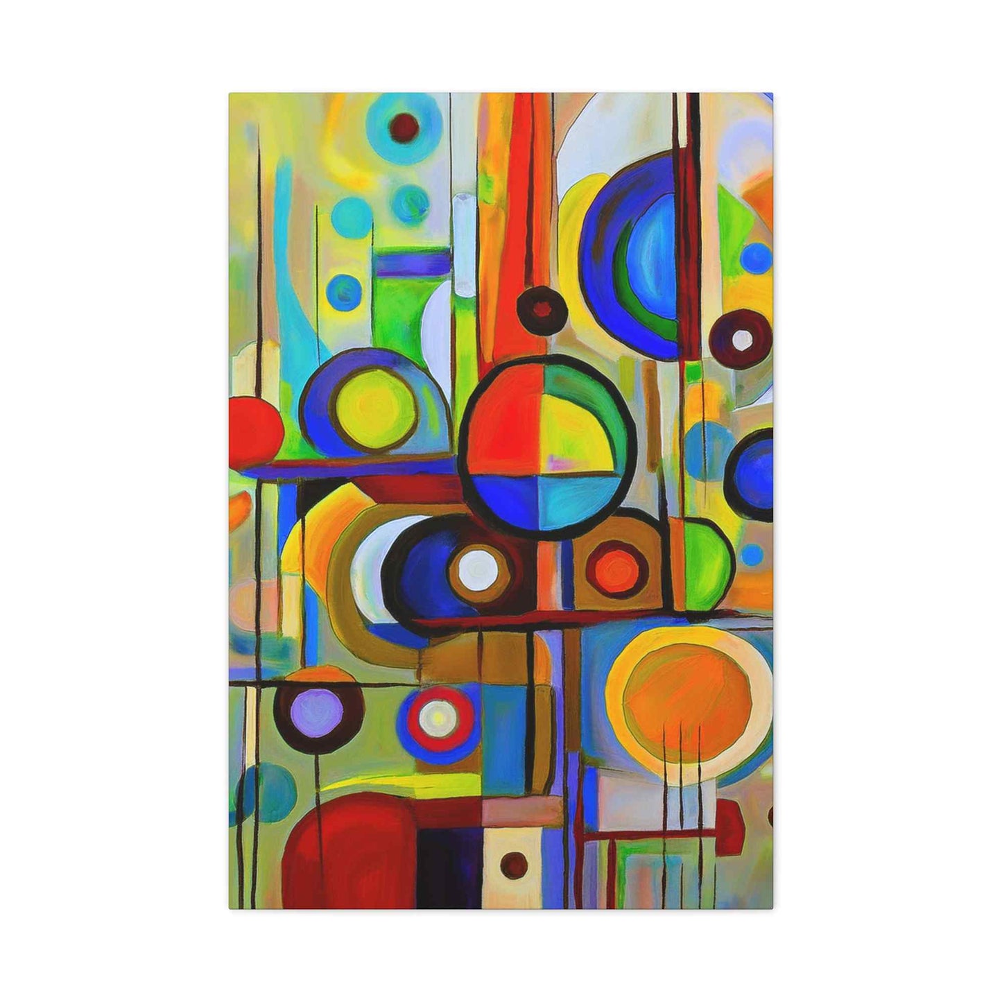 Abstract Painting Print Canvas 20x24,20x30,24x30, 24x32,24x36,30x40, 32x48,36x48,40x60 Pine-Wood Inner Frame ABS-14
