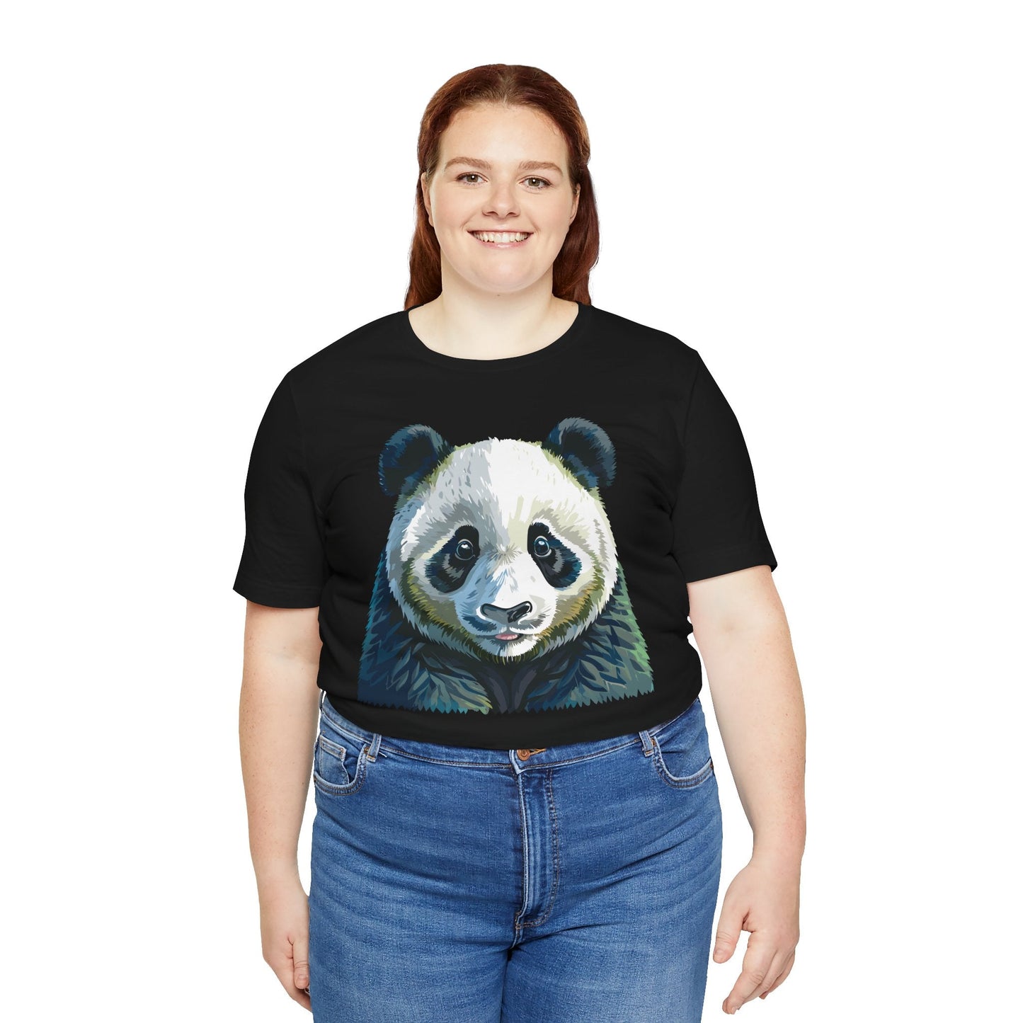 Unisex Animal Graphic Tee Shirt With Wild Animals Art Design Gildan Softstyle 64000