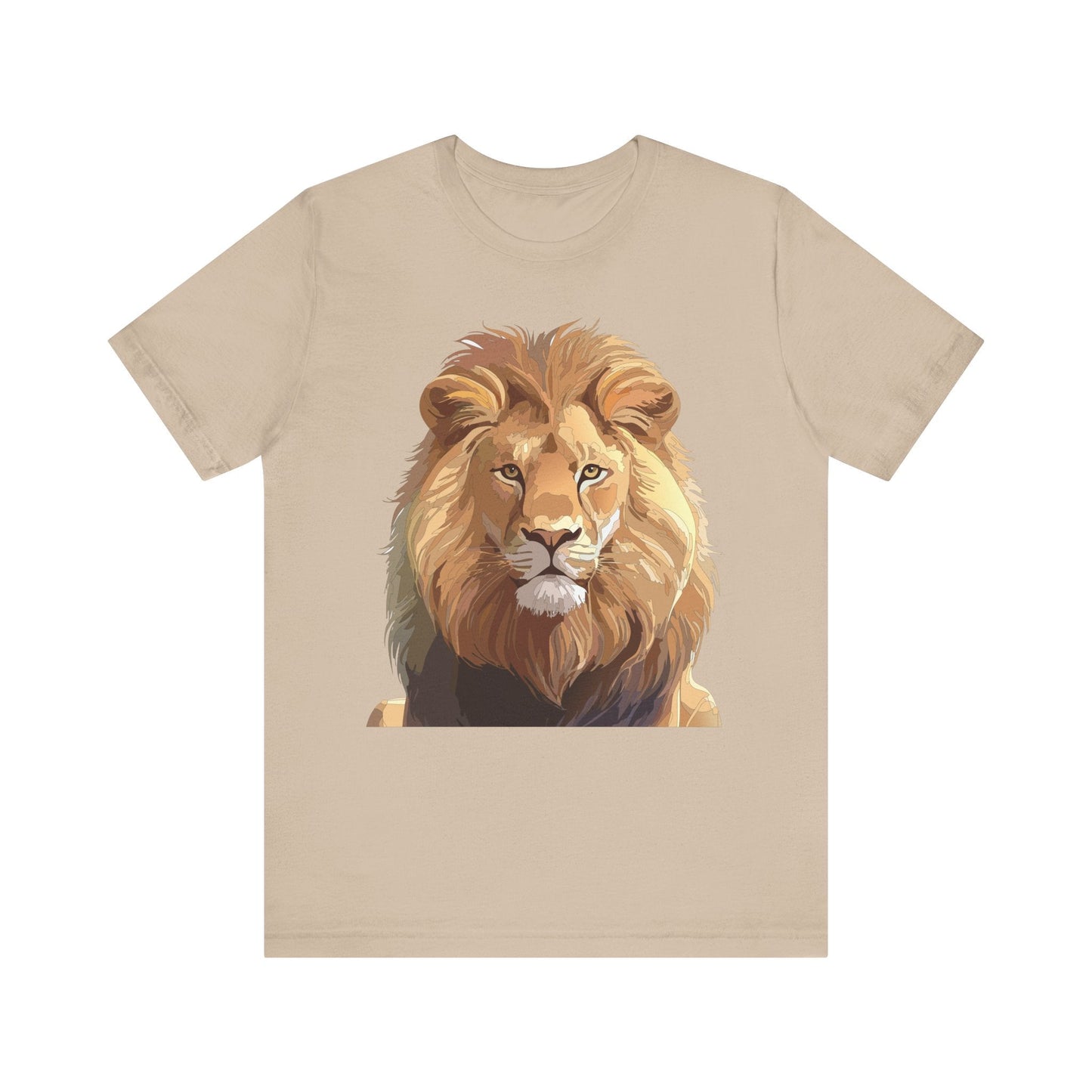 Unisex Animal Art Tee Shirt With Wild Animals Design Gildan 64000 Softstyle Cotton