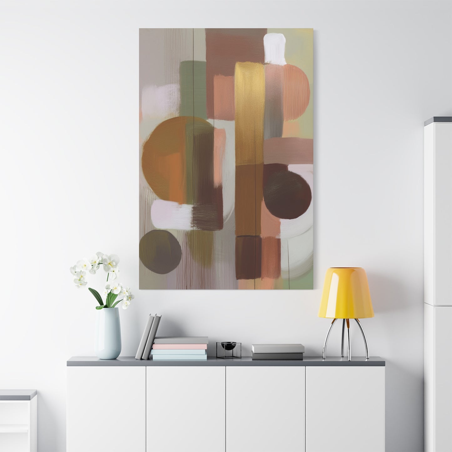 Abstract Geometric Painting Print Canvas 20x24,20x30,24x30 24x32,24x36,30x40 32x48,36x48,40x60 Pine-Wood Inner Frame ABS-52