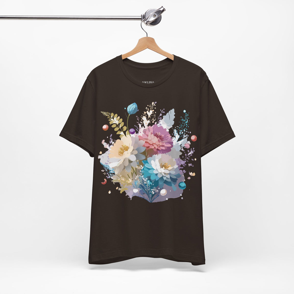 Floral Graphic Tee Shirt - Bella+Canvas Unisex 100 Cotton 7