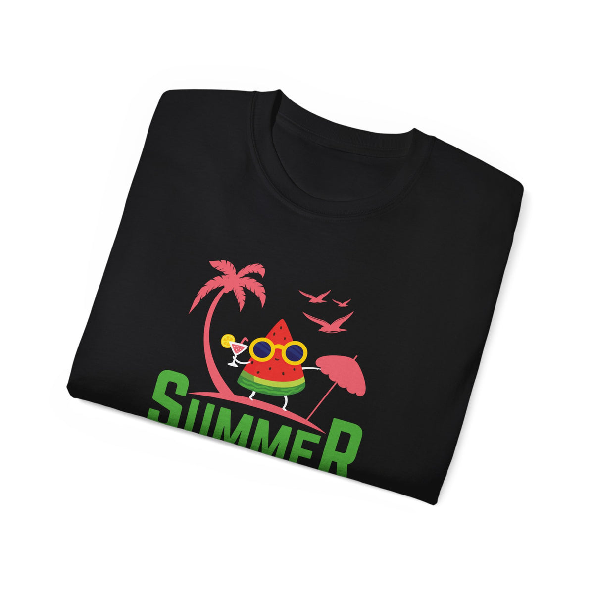 Summer Party Frog Tee | Tropical Palm Cocktail Design
