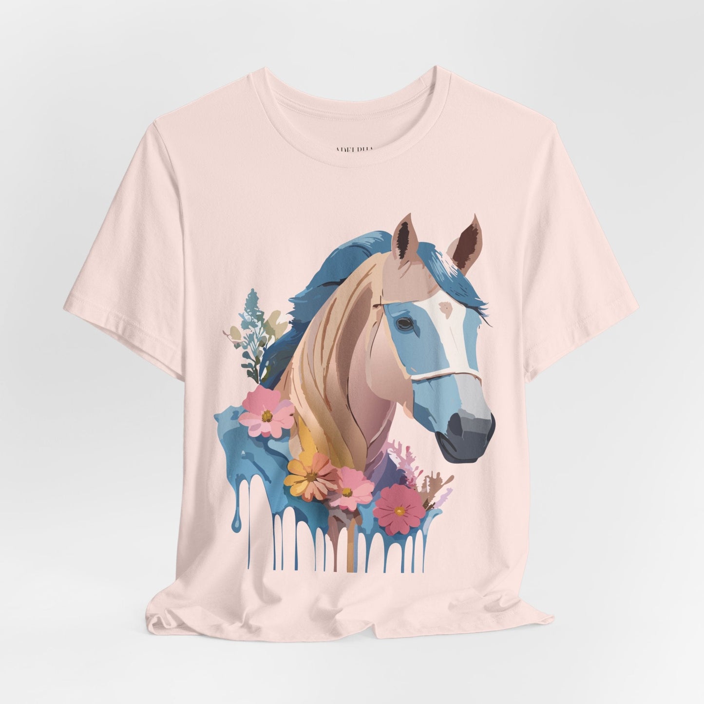 Horse Graphic Unisex 100 Cotton Vintage Animal Art T-Shirt 13