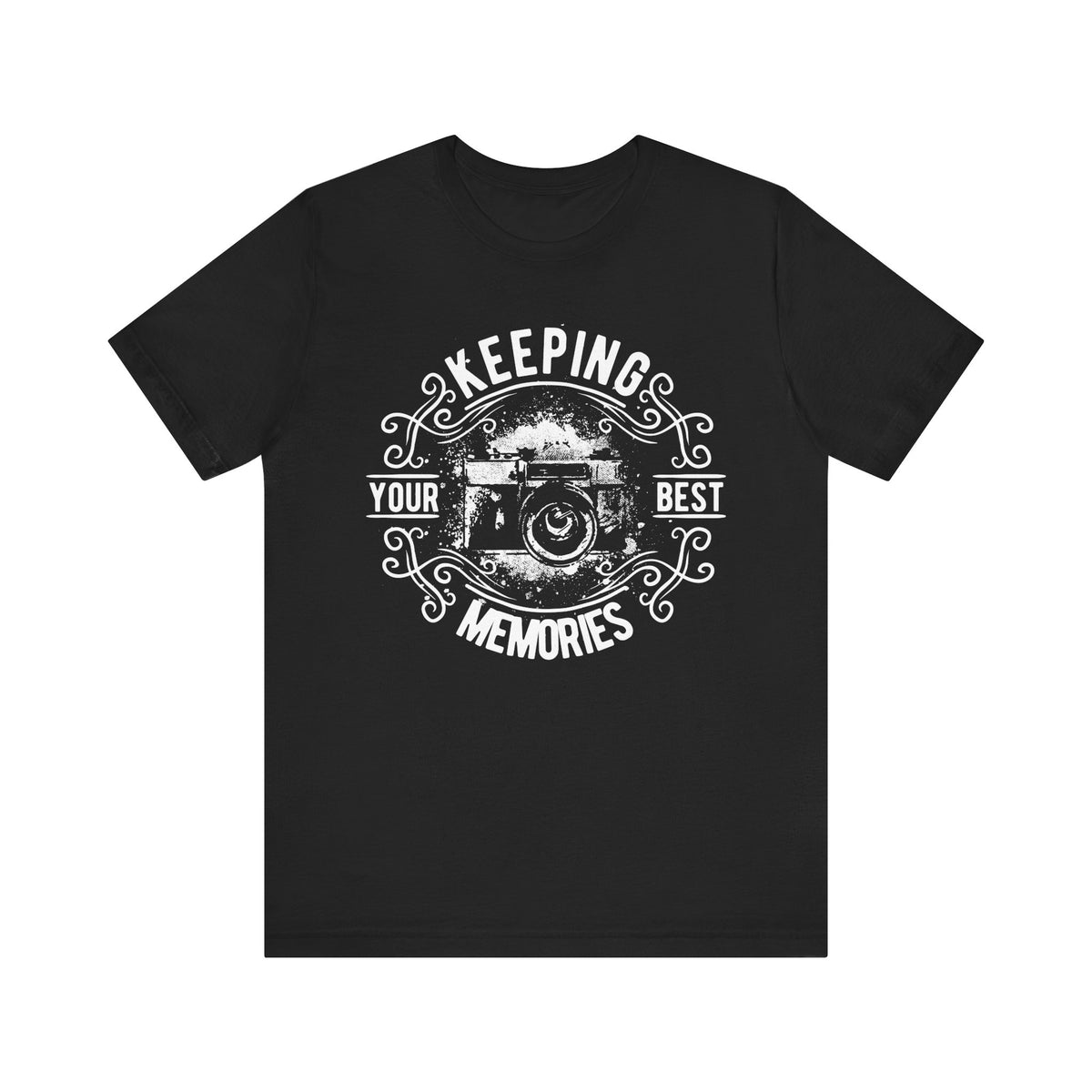 Keeping Your Best Memories T-Shirt Vintage Camera Graphic T-Shirt A-5