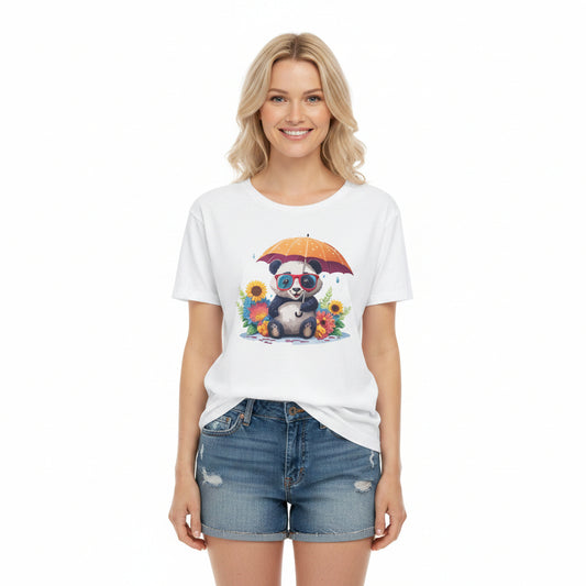 Panda Shirt Unisex Panda Tee Animal Graphic T Shirt Softstyle 64000 Cotton Breathable Everyday