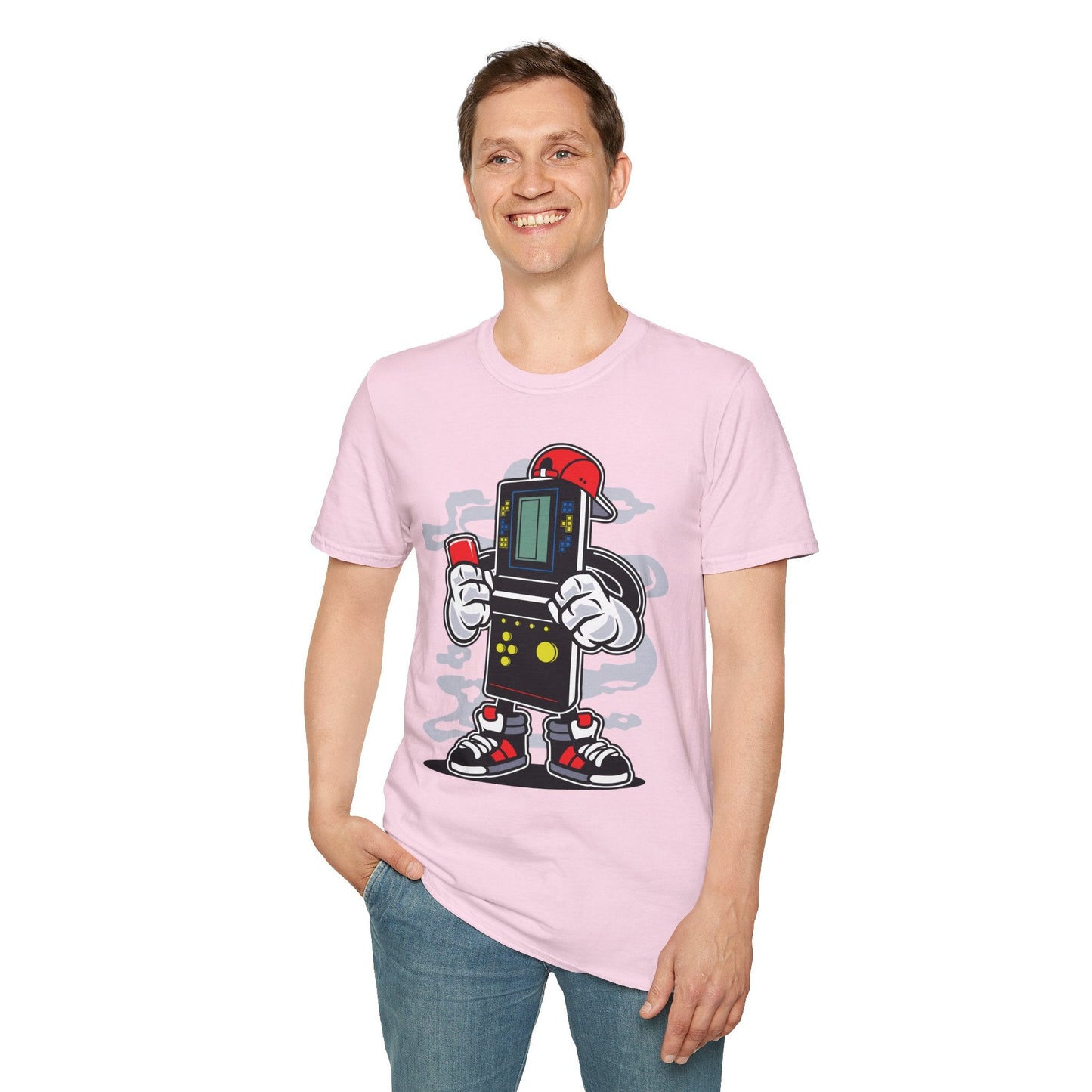 Cartoon T Shirt Animation Funny Unisex Softstyle 100 Percent Ring Spun Cotton Tee