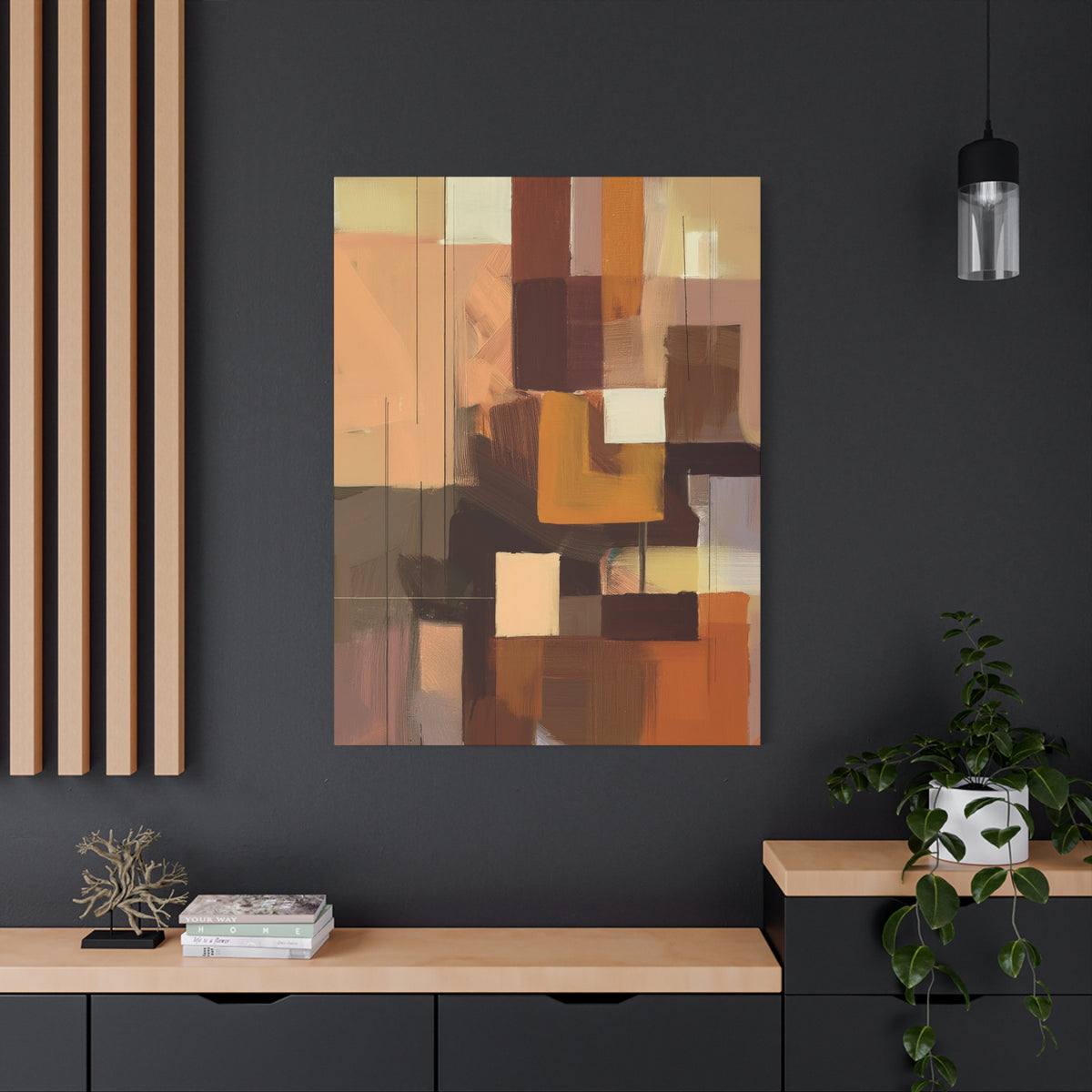 Abstract Geometric Painting Print Canvas 20x24,20x30,24x30 24x32,24x36,30x40 32x48,36x48,40x60 Pine-Wood Inner Frame ABS-49