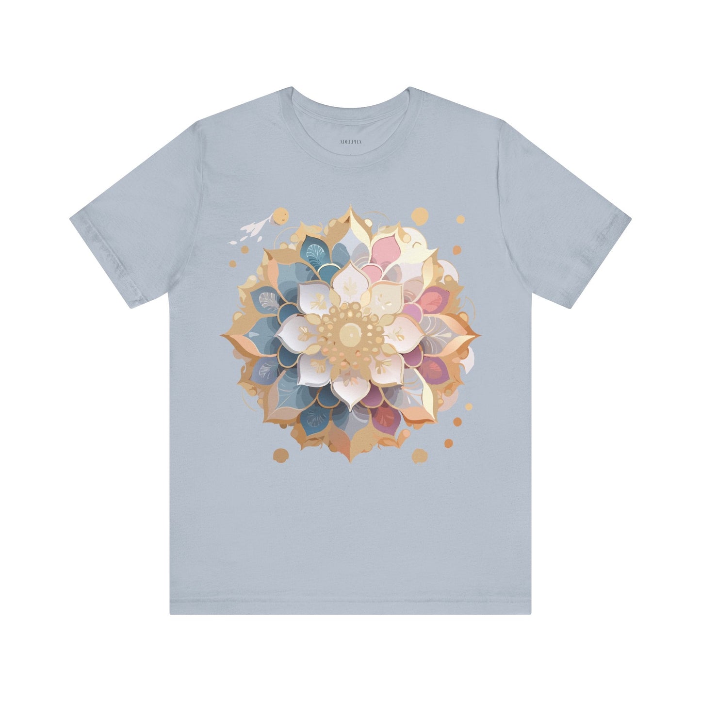 Mandala Graphic Tee For Men And Women By Adelpha Unisex Short Sleeve Art Design Shirt