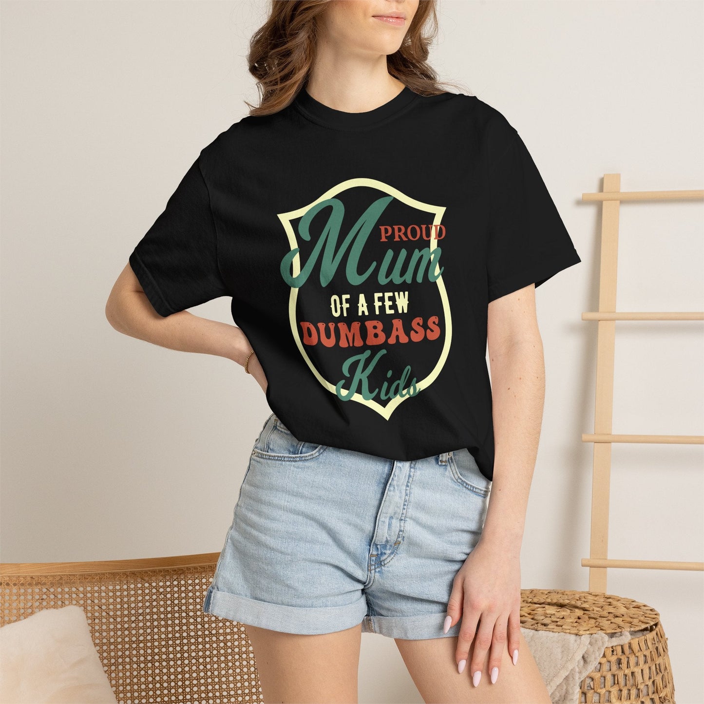 Mom T-shirt Mother's Day Mama Tee Unisex Comfort Colors Garment-Dyed Cotton h44
