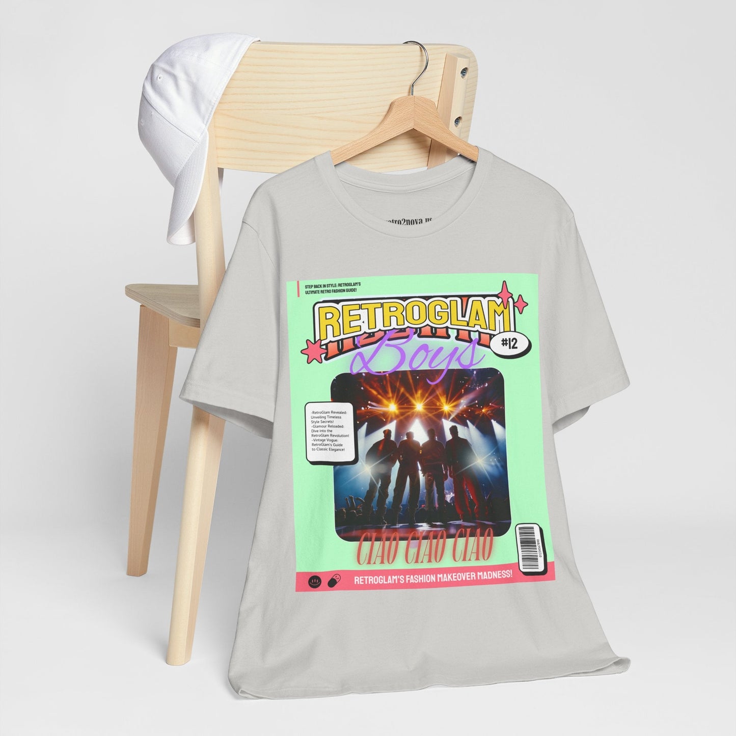 Magazine Cover Shirt Unisex Short Sleeve Tee Lightweight Breathable Fabric