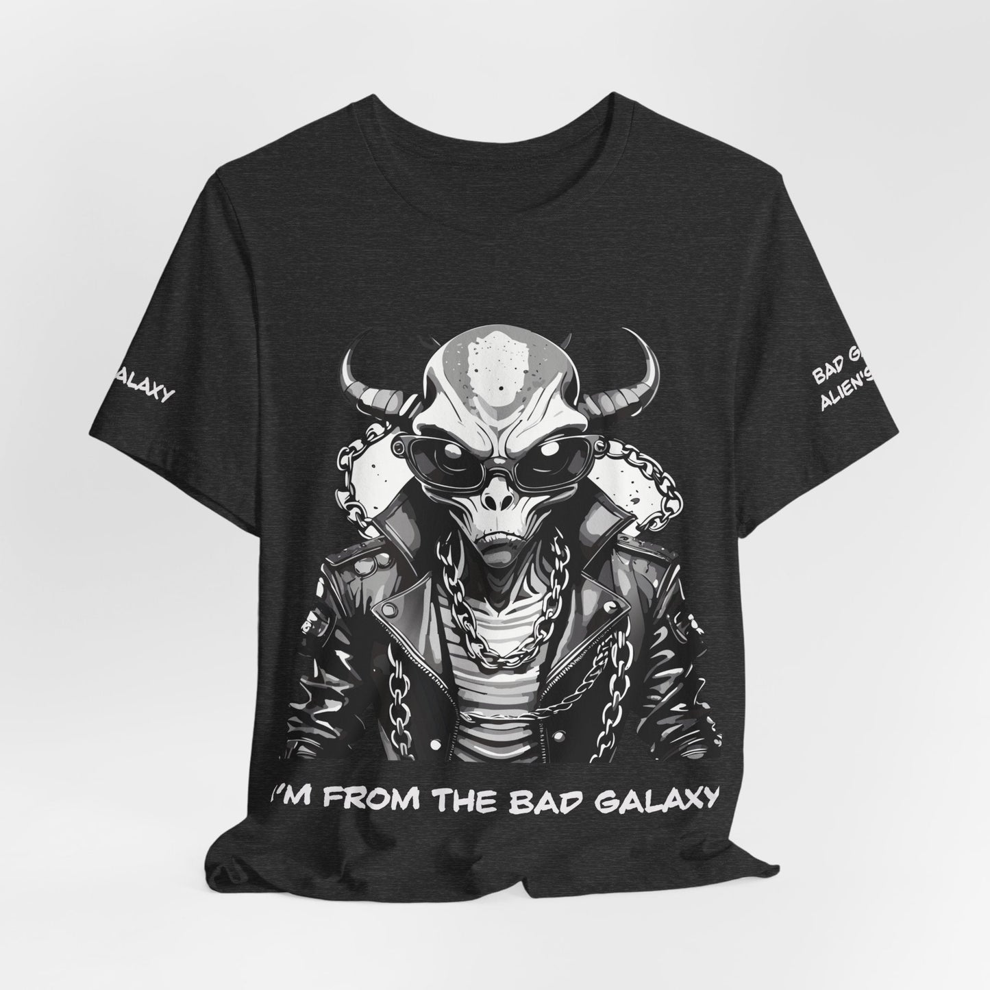 Alien Tee Shirt From Bad Galaxy 100 Cotton Made To Order With Eco Friendly Inks Free Shipping