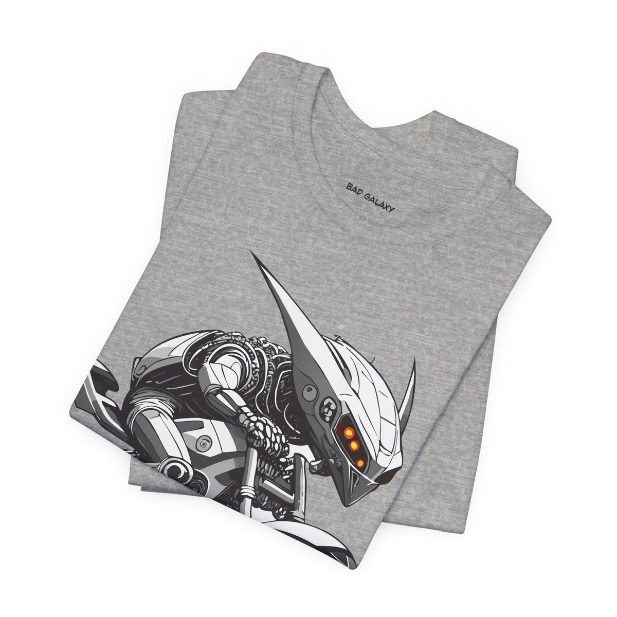 Alien Graphic Unisex Cotton Bella+Canvas Tee with Art Design b57