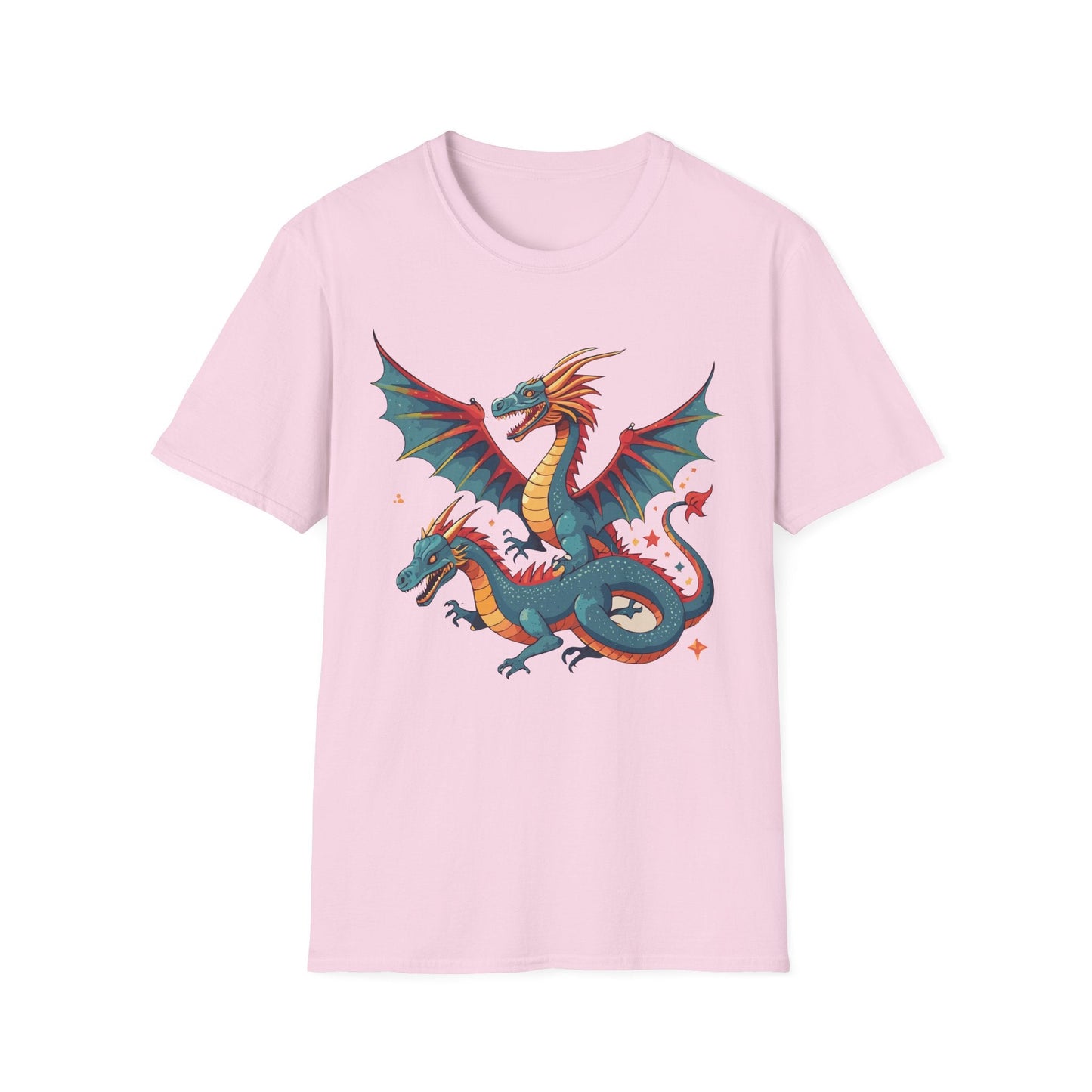 Dragon Graphic Unisex 100 Cotton Tee with Animal Artwork Design 13