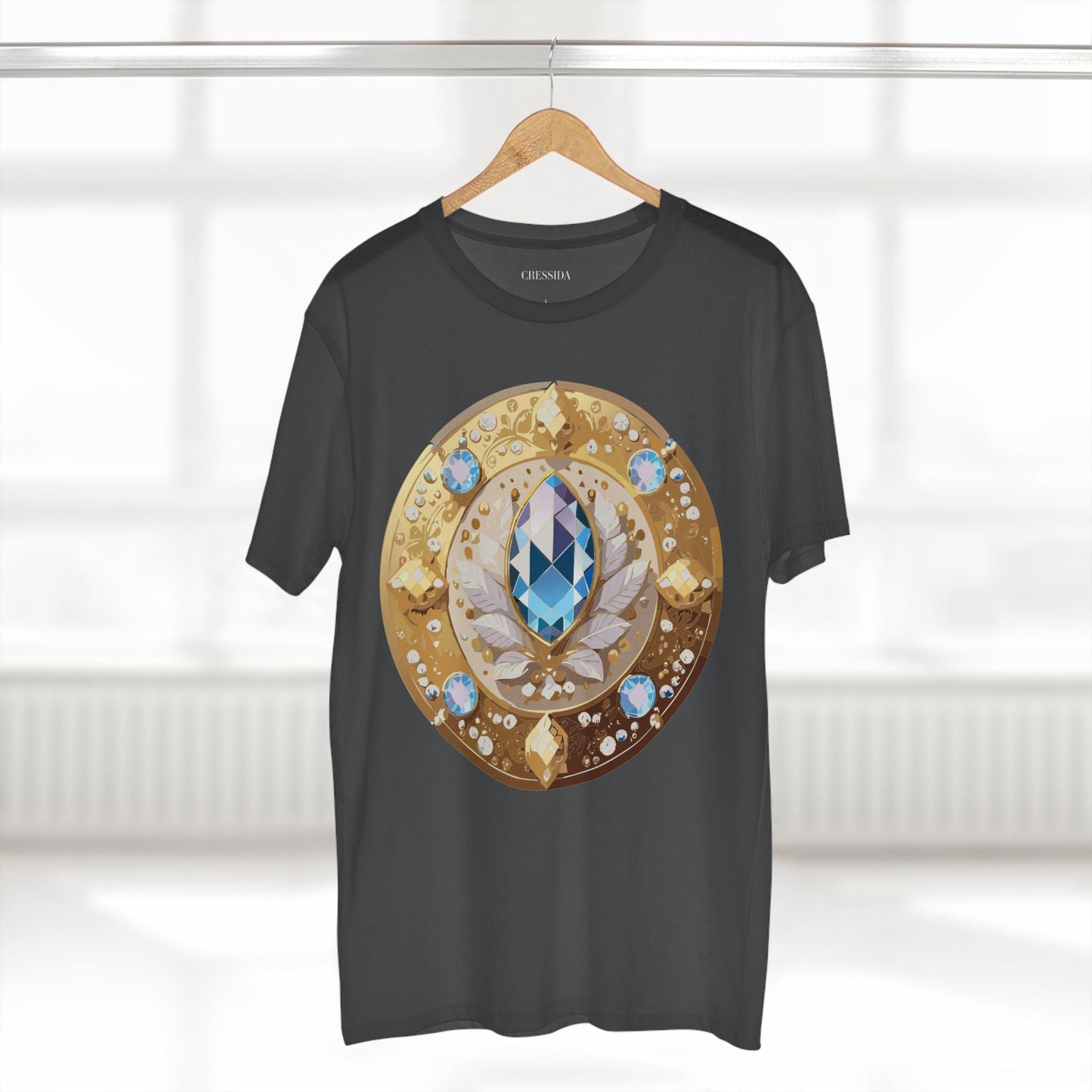 Medallion Graphic T-Shirt Unisex 100 Cotton With Gold Art Design Medal Tee 17