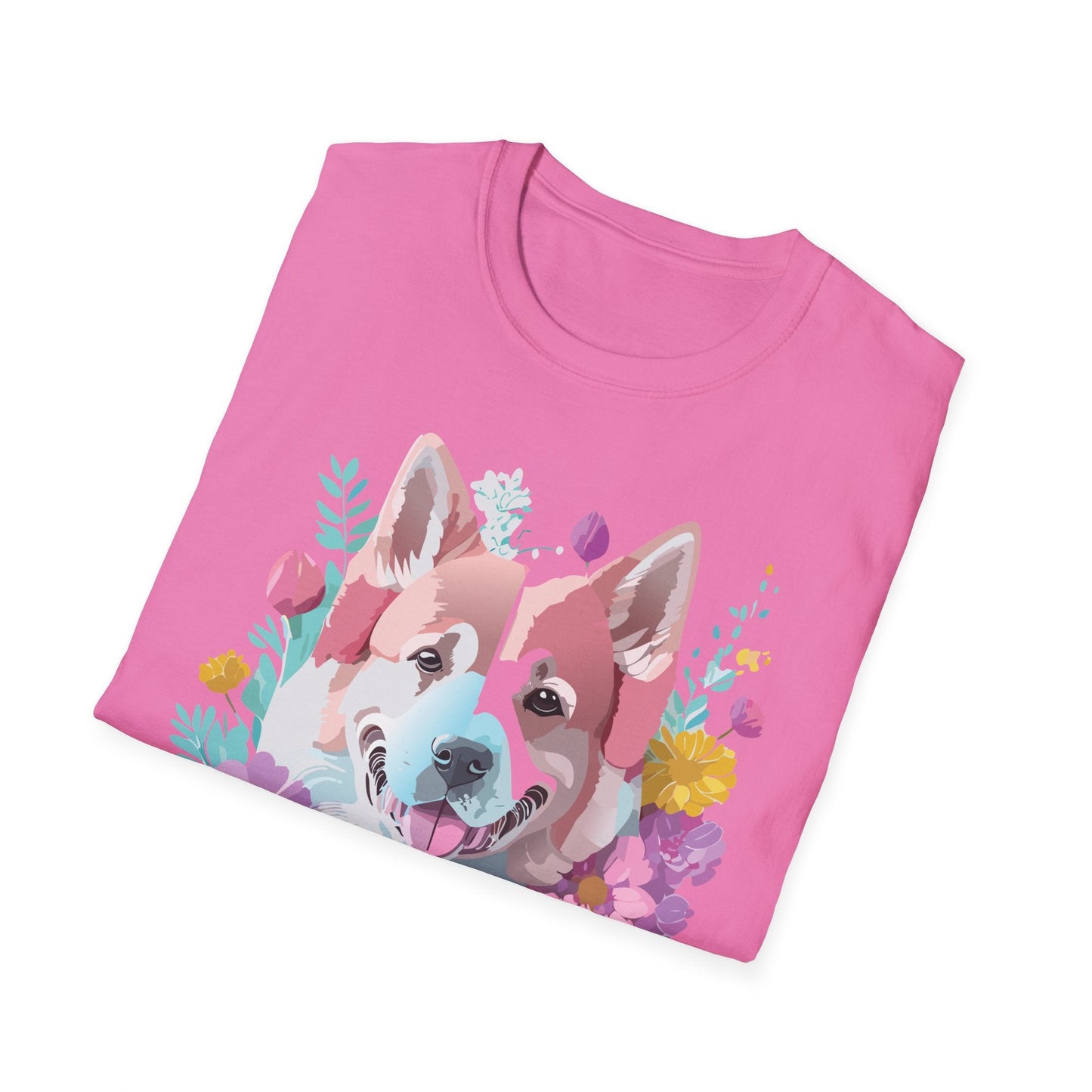 Dog Shirt Unisex Tee Softstyle Cotton Comfort for Animal Lovers