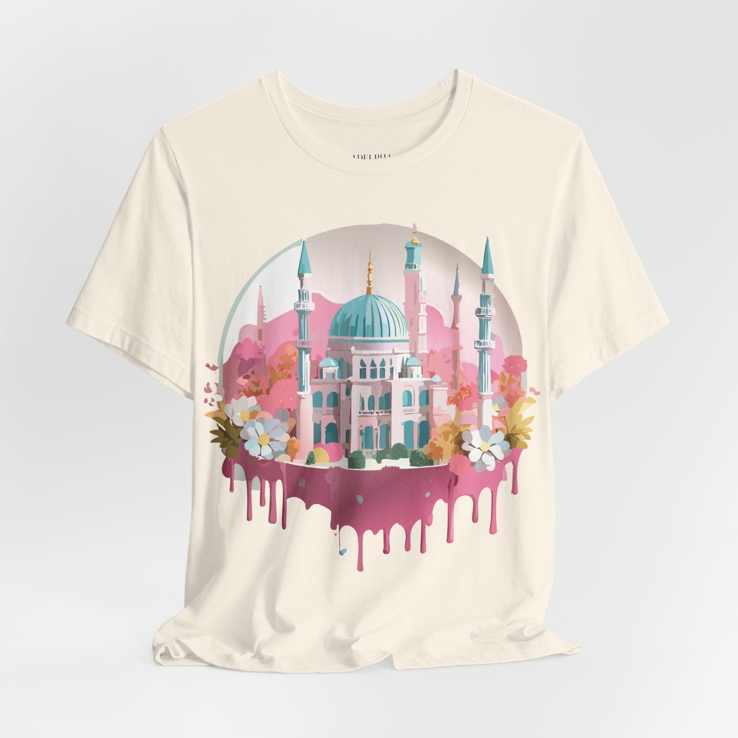 Istanbul Tourist Shirt Unisex Short Sleeve Graphic Tee Vintage Inspired Art Adelpha