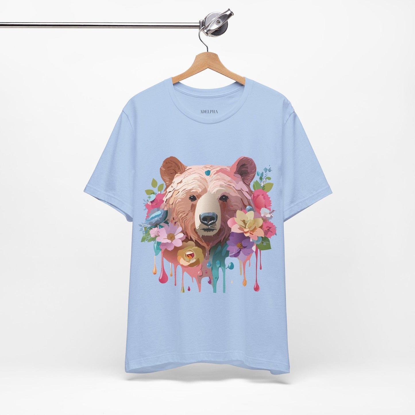 Bear Shirt Graphic Tee Unisex Jersey Short Sleeve Vintage Inspired Adelpha
