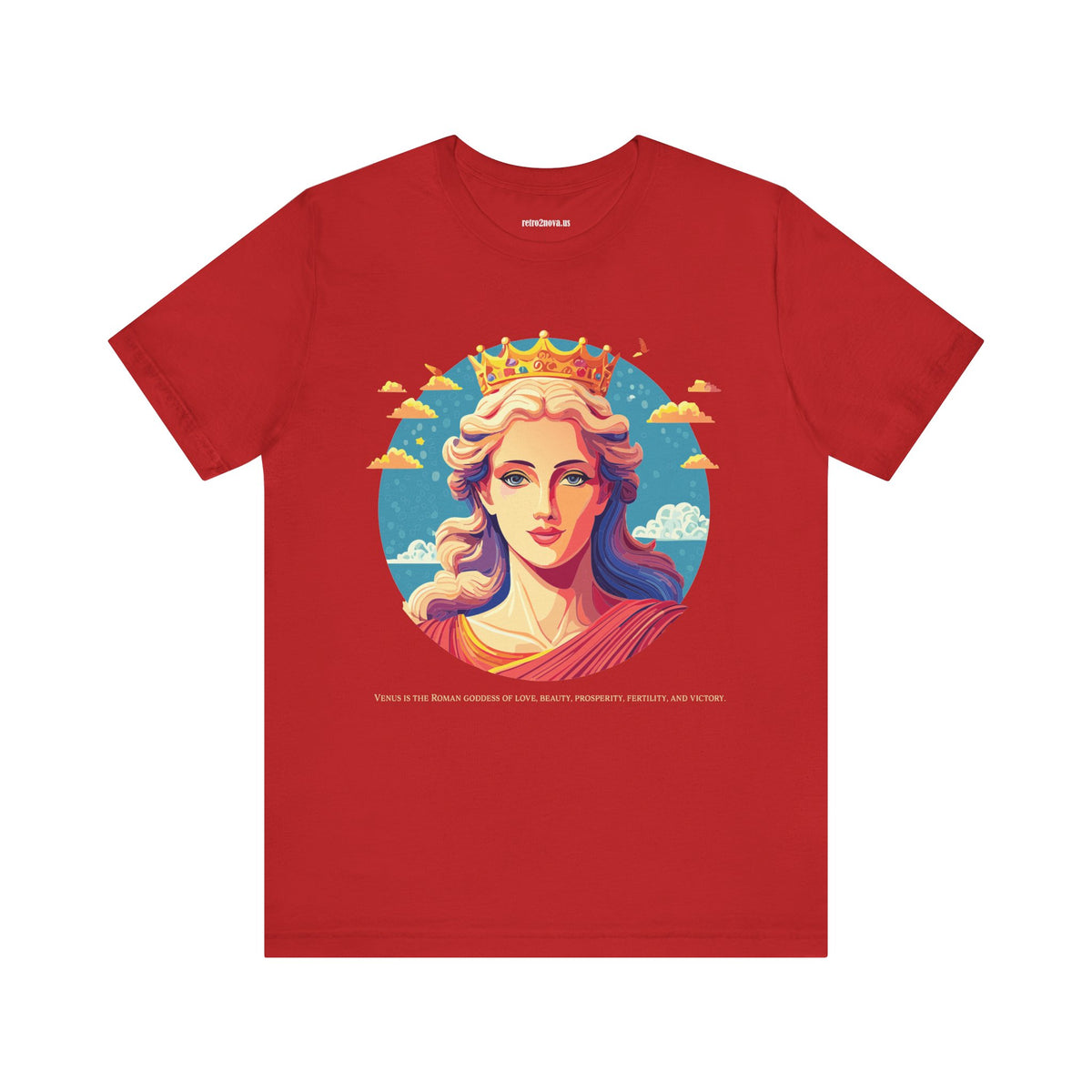 Goddess Graphic Unisex Cotton Bella+Canvas Tee with Venus