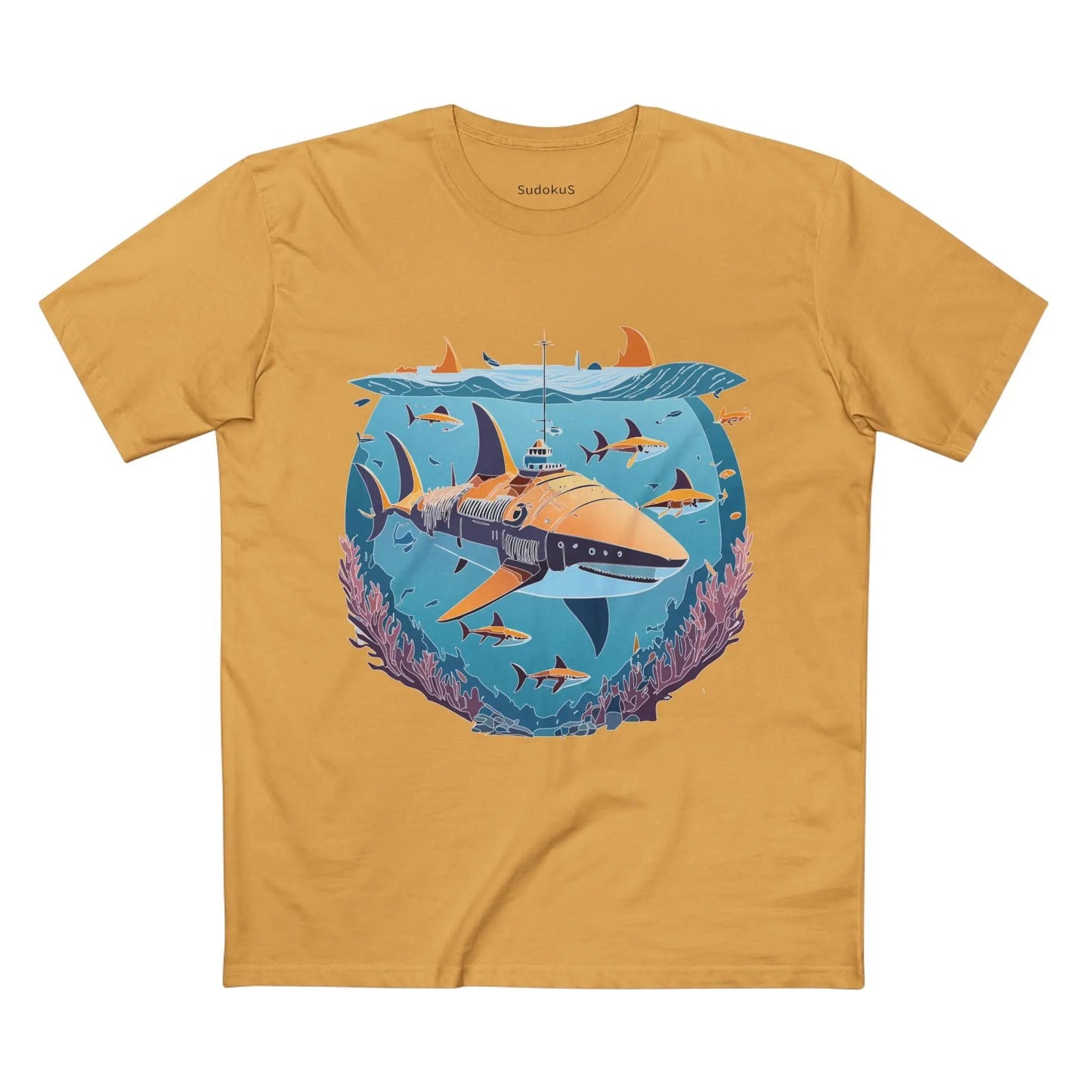 Ocean Coast Graphic Unisex 100 Cotton Staple Tee 12