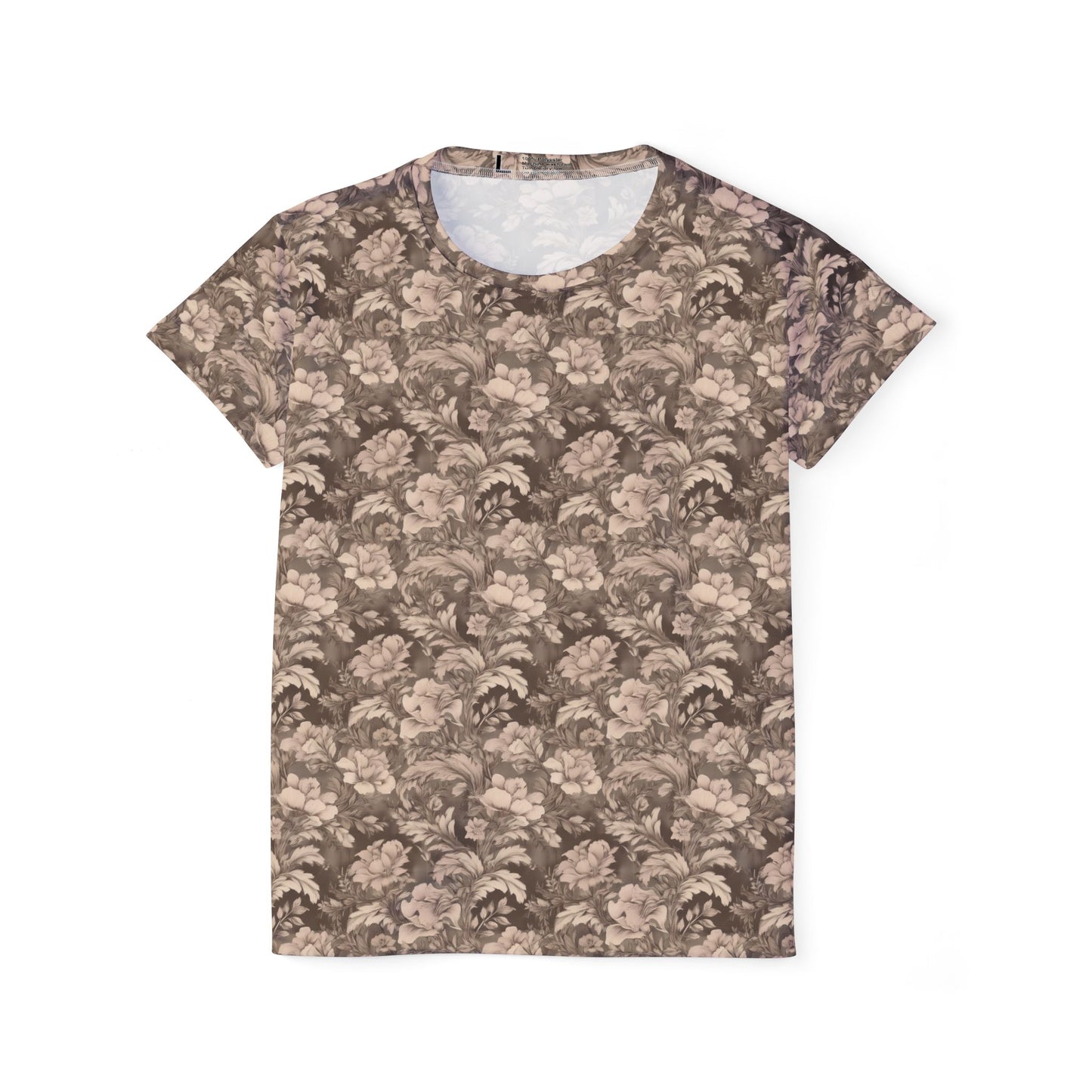 Women Poly T-Shirt with Floral Print