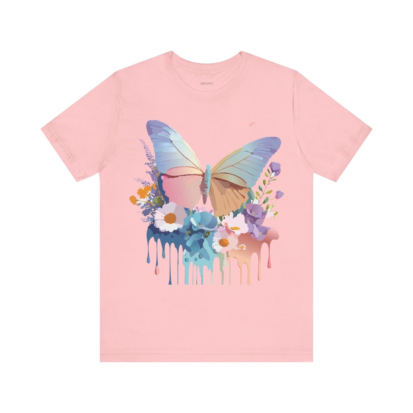 Butterfly Graphic Tee Unisex Vintage Inspired Art Design by Adelpha