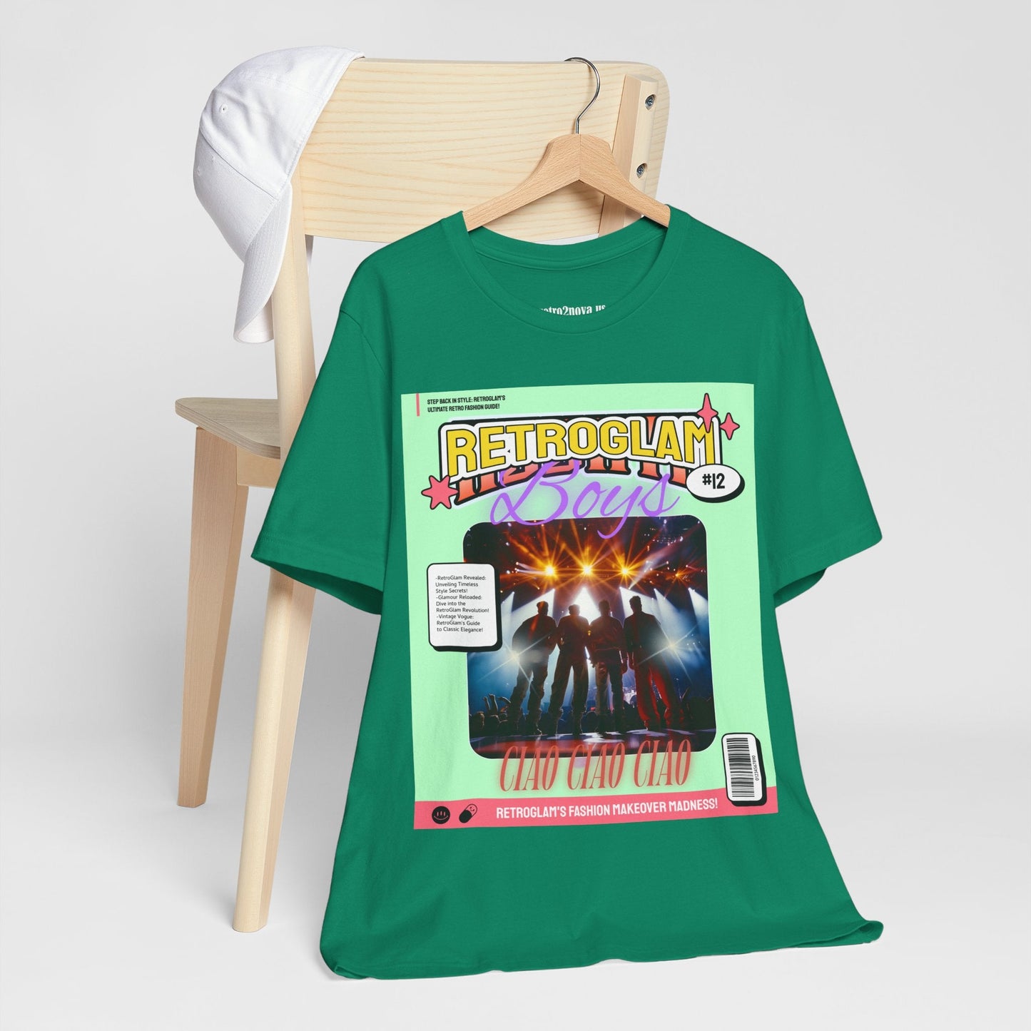 Magazine Cover Shirt Unisex Short Sleeve Tee Lightweight Breathable Fabric