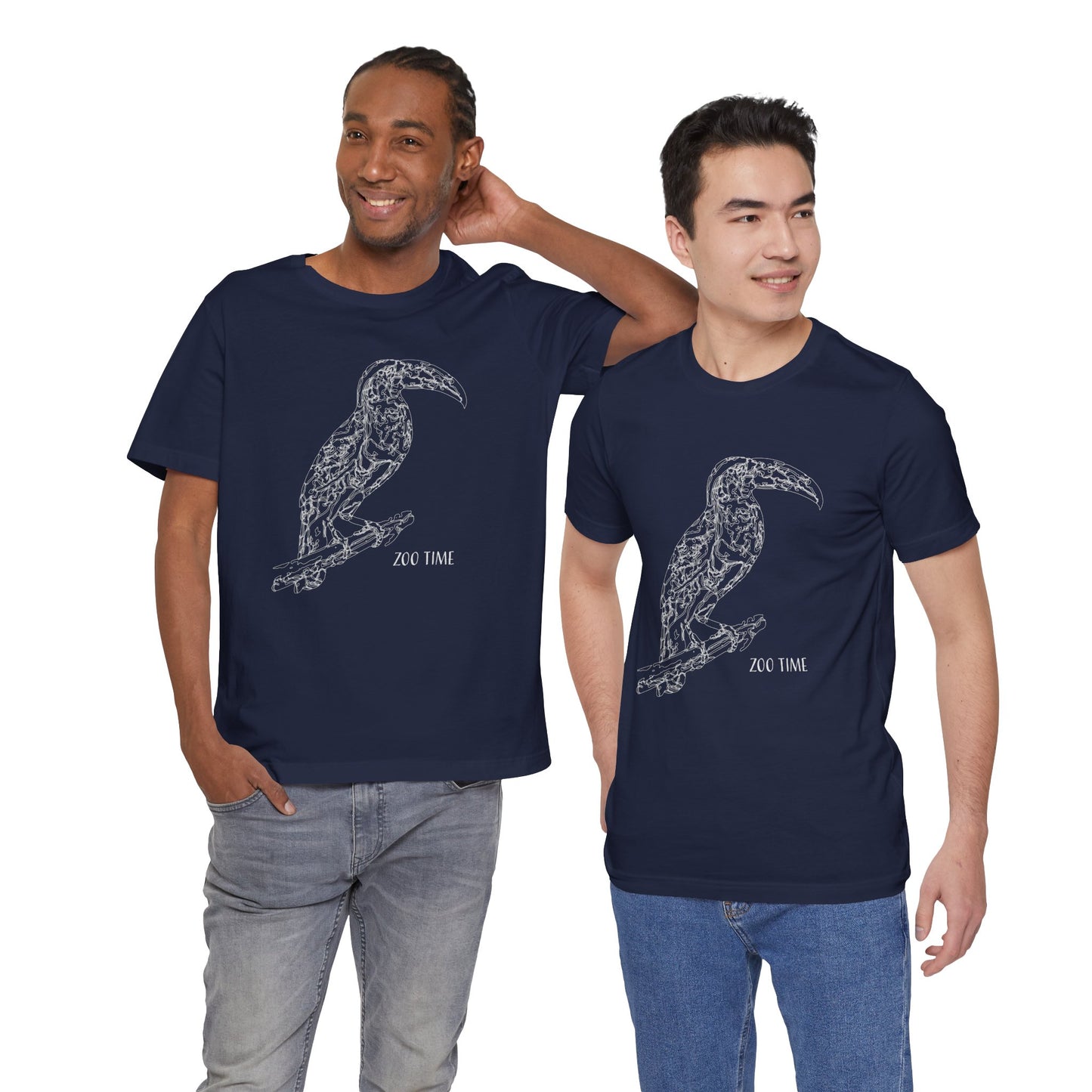 Unisex Tee Shirt with animals Print