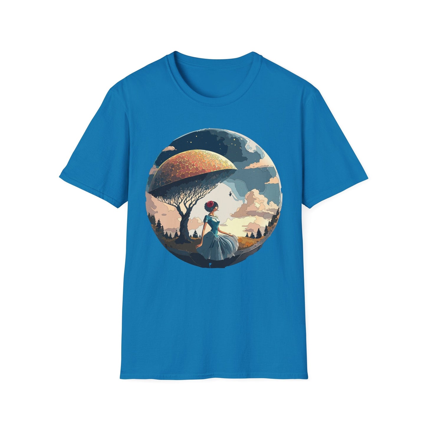 Womens Ladies Graphic T Shirts Art Design Shirt Gildan Softstyle 64000 Unisex Tee