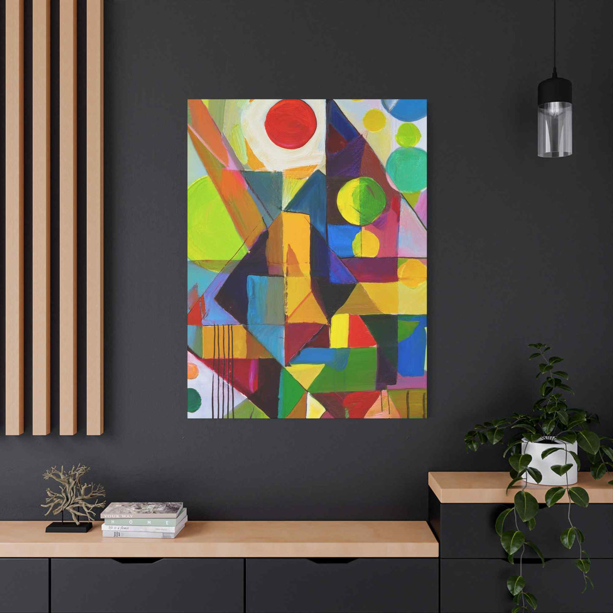 Abstract Painting Print Canvas 20x24,20x30,24x30, 24x32,24x36,30x40, 32x48,36x48,40x60 Pine-Wood Inner Frame ABS-6