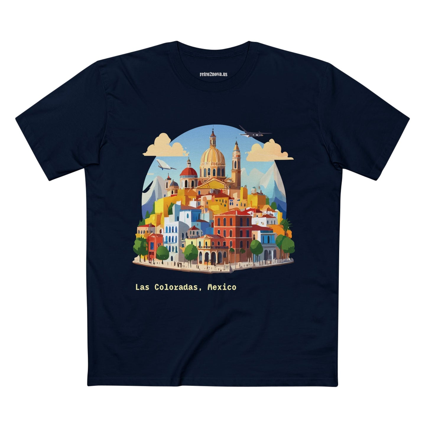 Travel Shirt Mexico Original Art Tee Unisex Premium Cotton Staple Tee With Retro2Nova Design