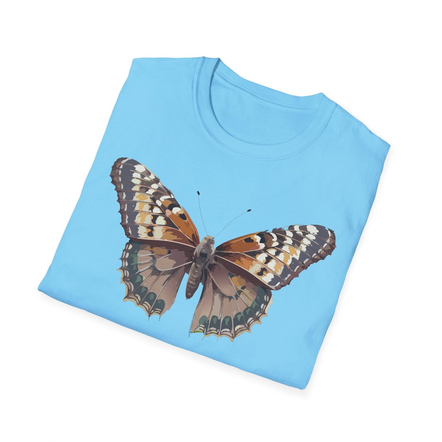 Monarch Butterfly Shirt Unisex T Shirt Design Gildan Softstyle 64000 100 Percent Ring Spun Cotton
