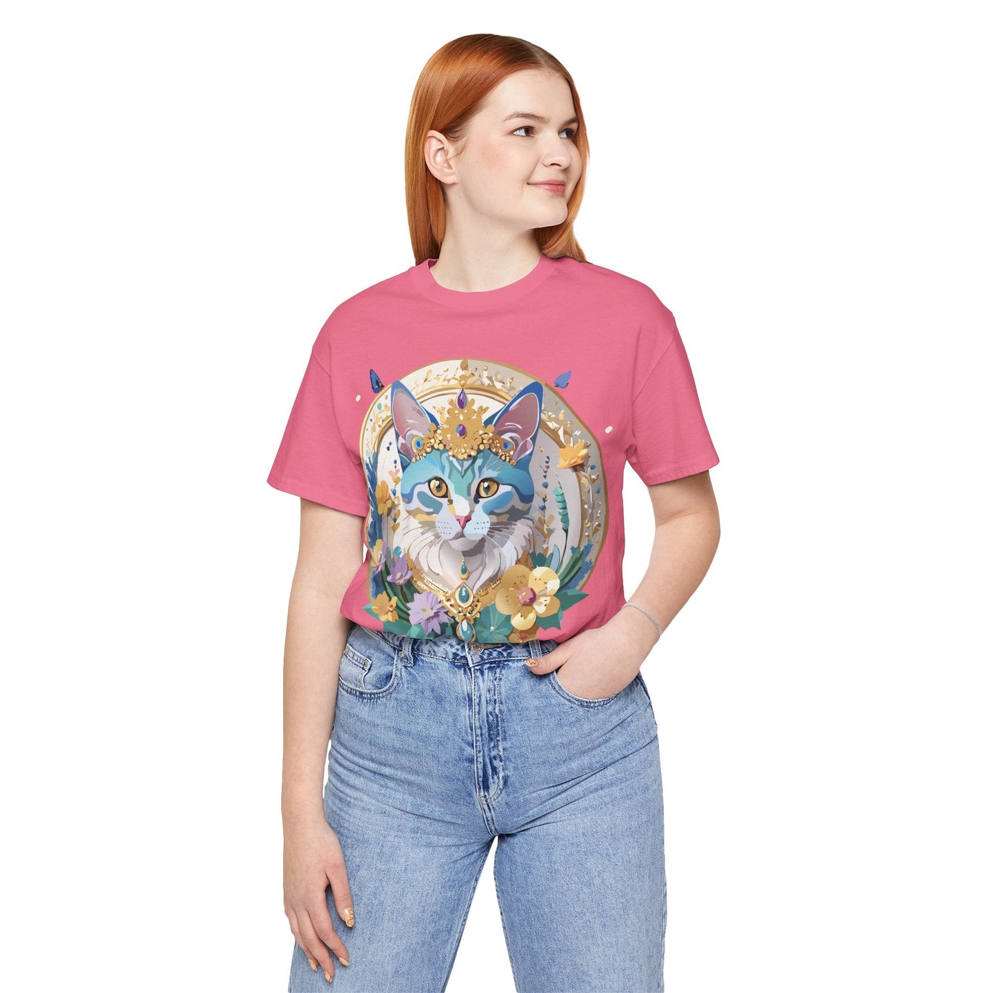 Unisex Graphic Tee With Adelpha Artwork Vintage Inspired Short Sleeve Jersey Shirt