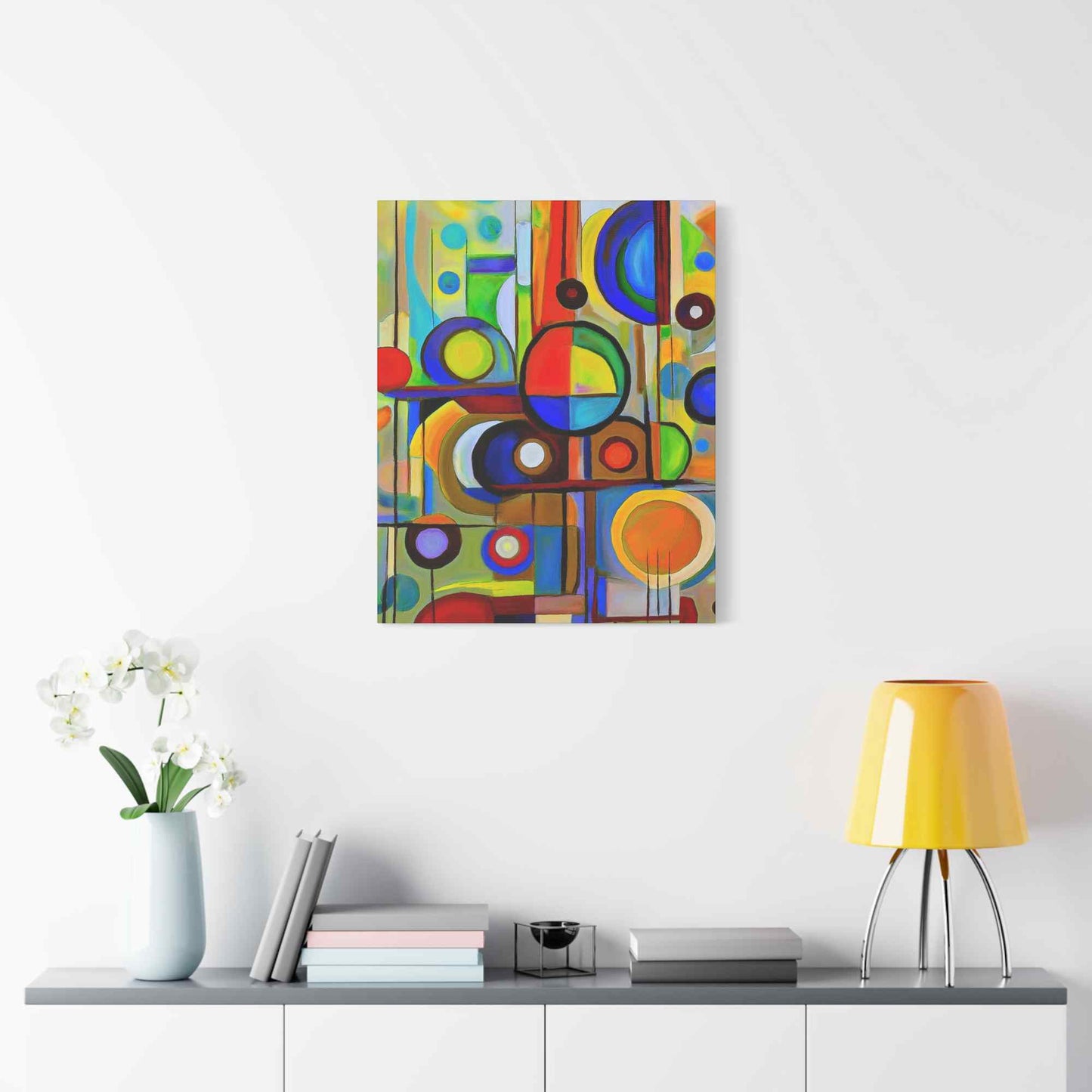 Abstract Painting Print Canvas 20x24,20x30,24x30, 24x32,24x36,30x40, 32x48,36x48,40x60 Pine-Wood Inner Frame ABS-14