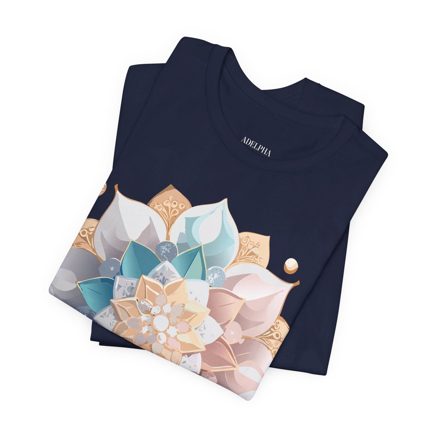 Mandala Graphic Unisex 100 Cotton Vintage Floral Artwork Tee 3