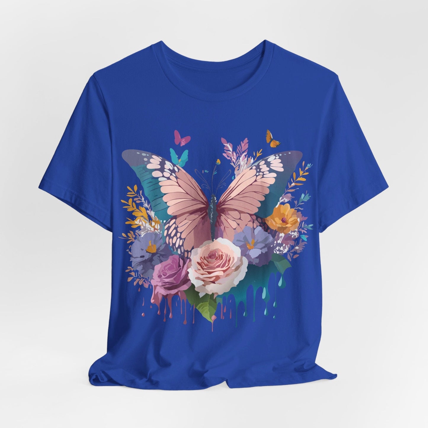 Butterfly Graphic Tee Unisex Short Sleeve From Adelpha Vintage Inspired Artwork