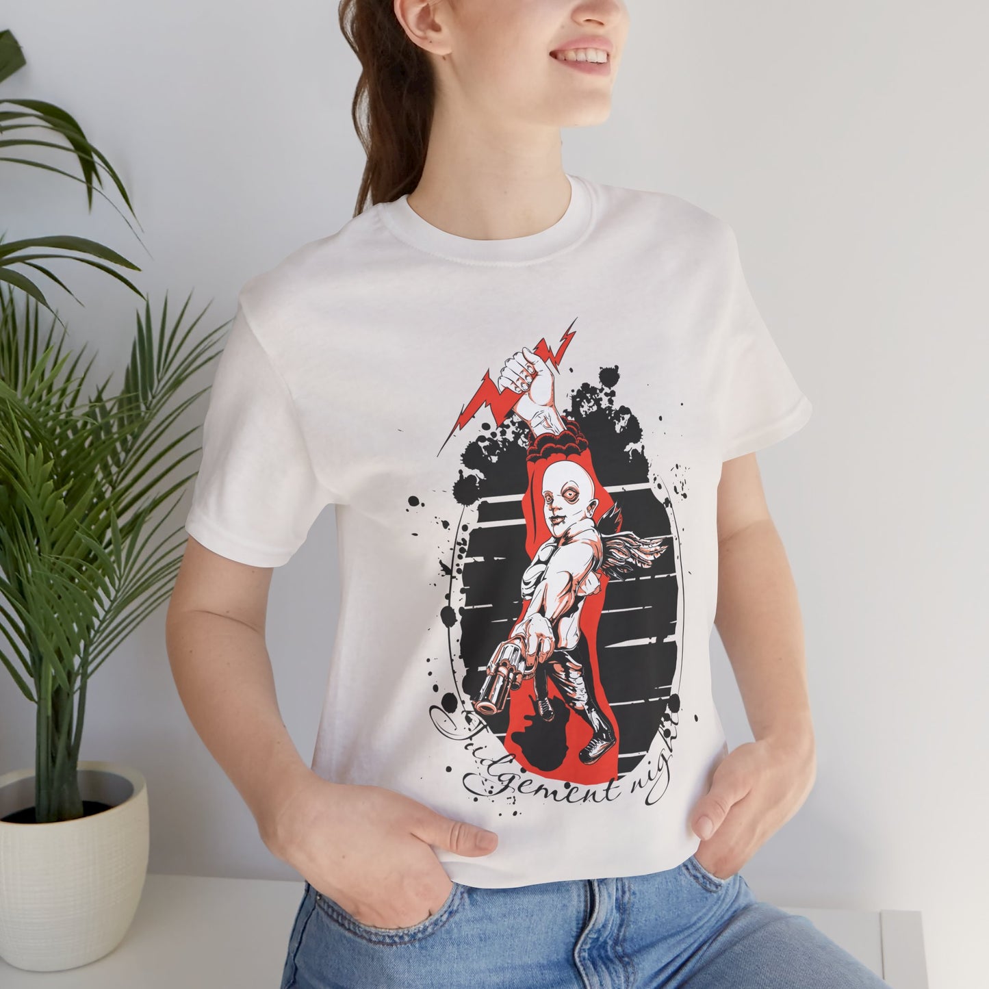 Judgment Night Tee, Artistic Tee, Graphic T-Shirt, Comic Tees, Artistic Comic T-Shirt, Vintage Top
