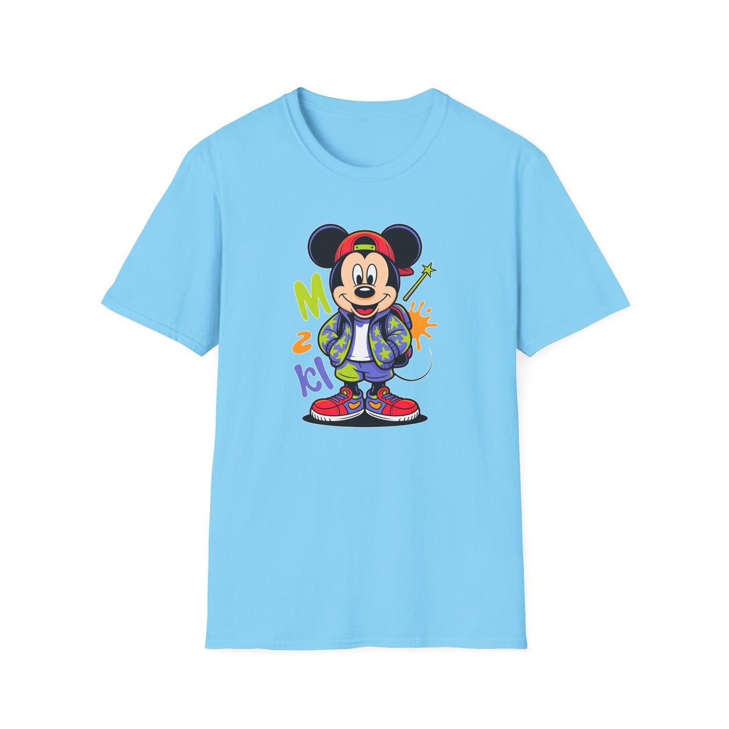 Cartoon T Shirt With Animation Design Unisex Gildan Softstyle 64000 Tee For Funny Animals