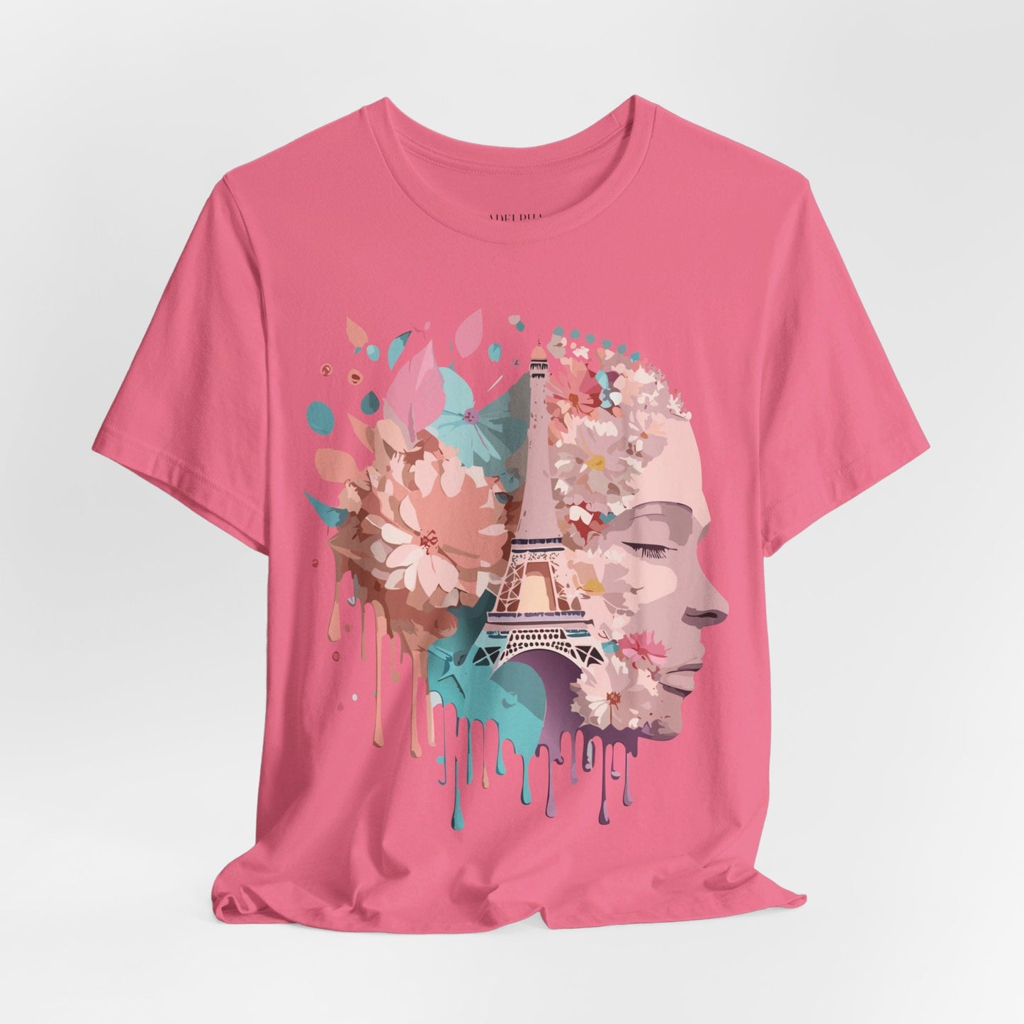 Paris Tourist Shirt Unisex Graphic Tee Featuring Adelpha Vintage Art Design Premium Comfort