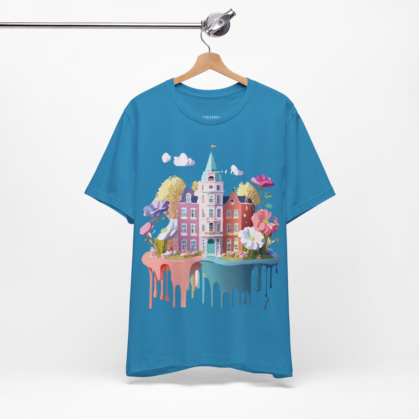 Amsterdam Tourist Shirt Unisex Graphic Tee Vintage Inspired Artwork Art Design By Adelpha