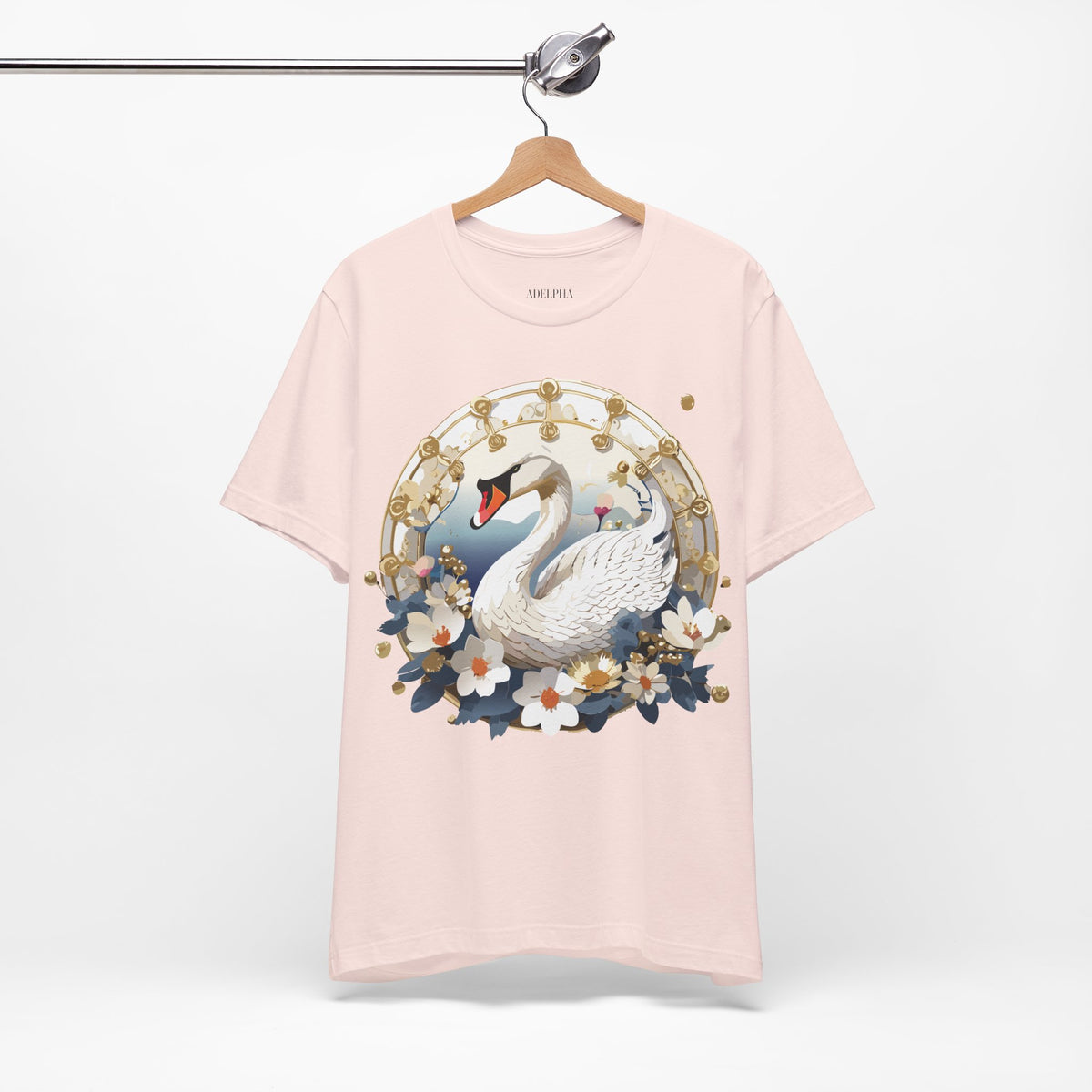 Medallion Graphic Unisex Cotton Bella+Canvas Tee with Art Design d51