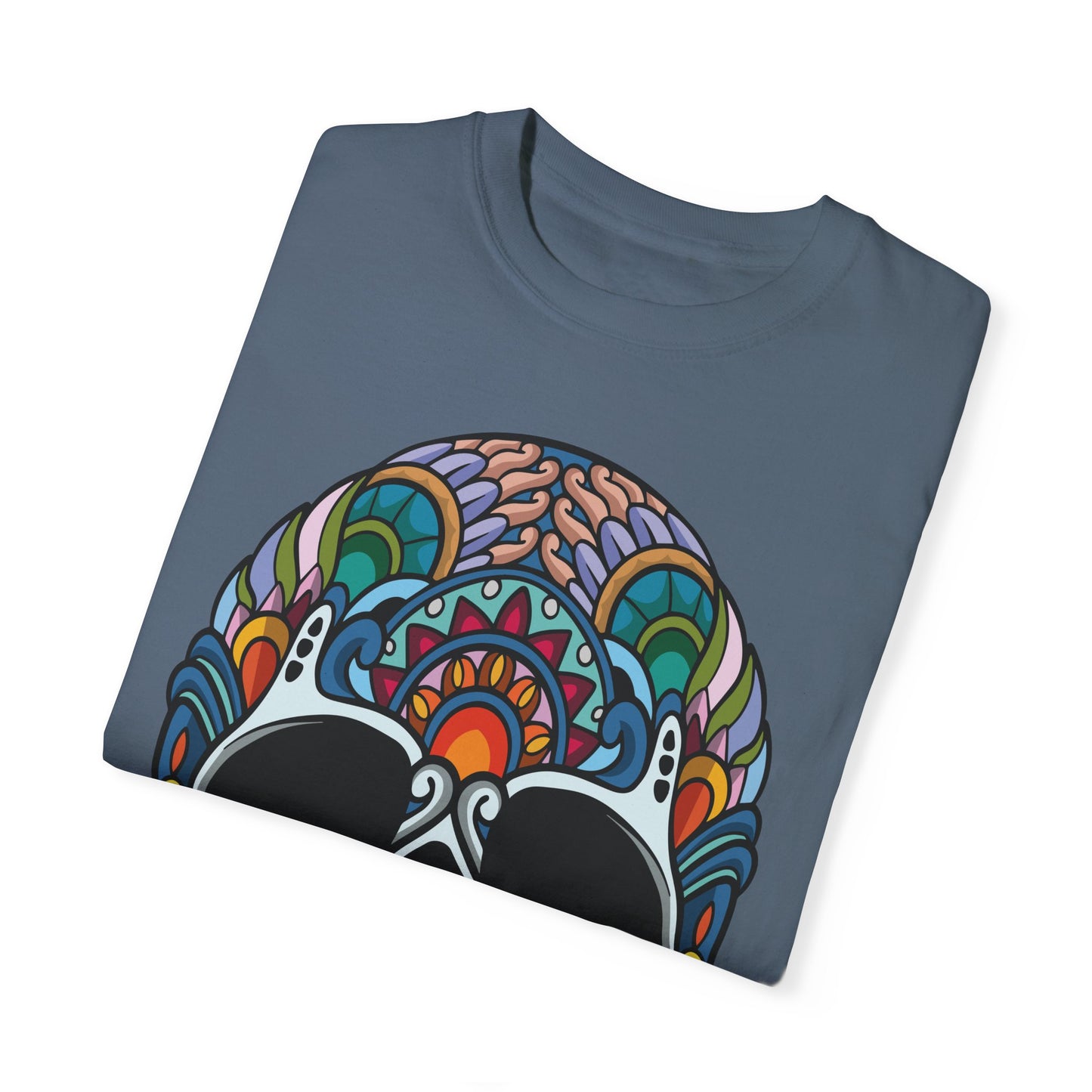 Unisex Cotton Tee Shirt with Skull