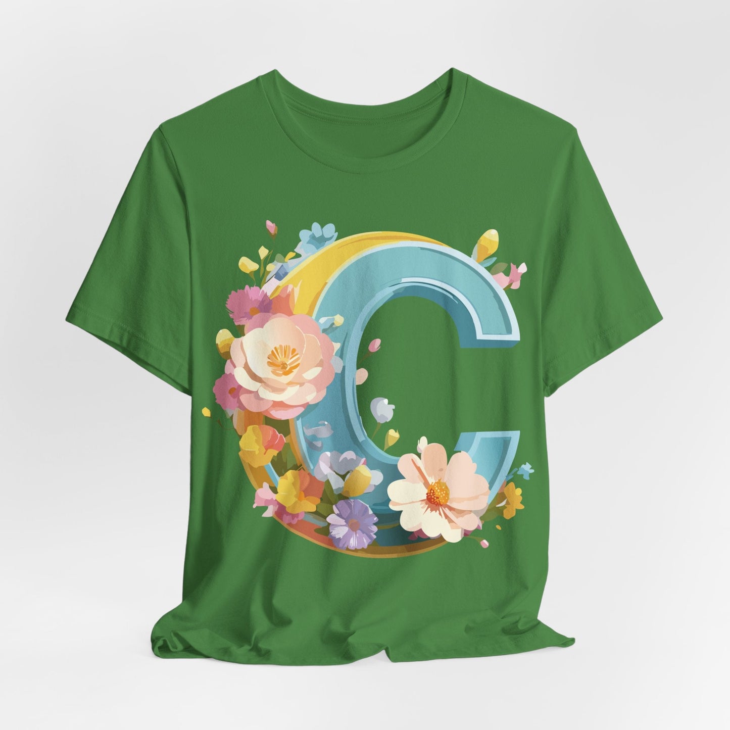 Adelpha Letter C Shirt Graphic Tee Unisex Short Sleeve Art Design Vintage Inspired Casual Wear