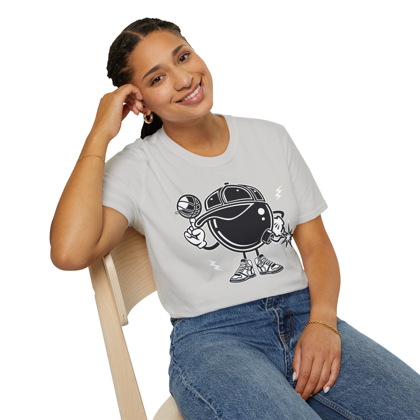 Cartoon Animation T Shirt Unisex Funny Tee Gildan Softstyle 100 Percent Cotton Comfort