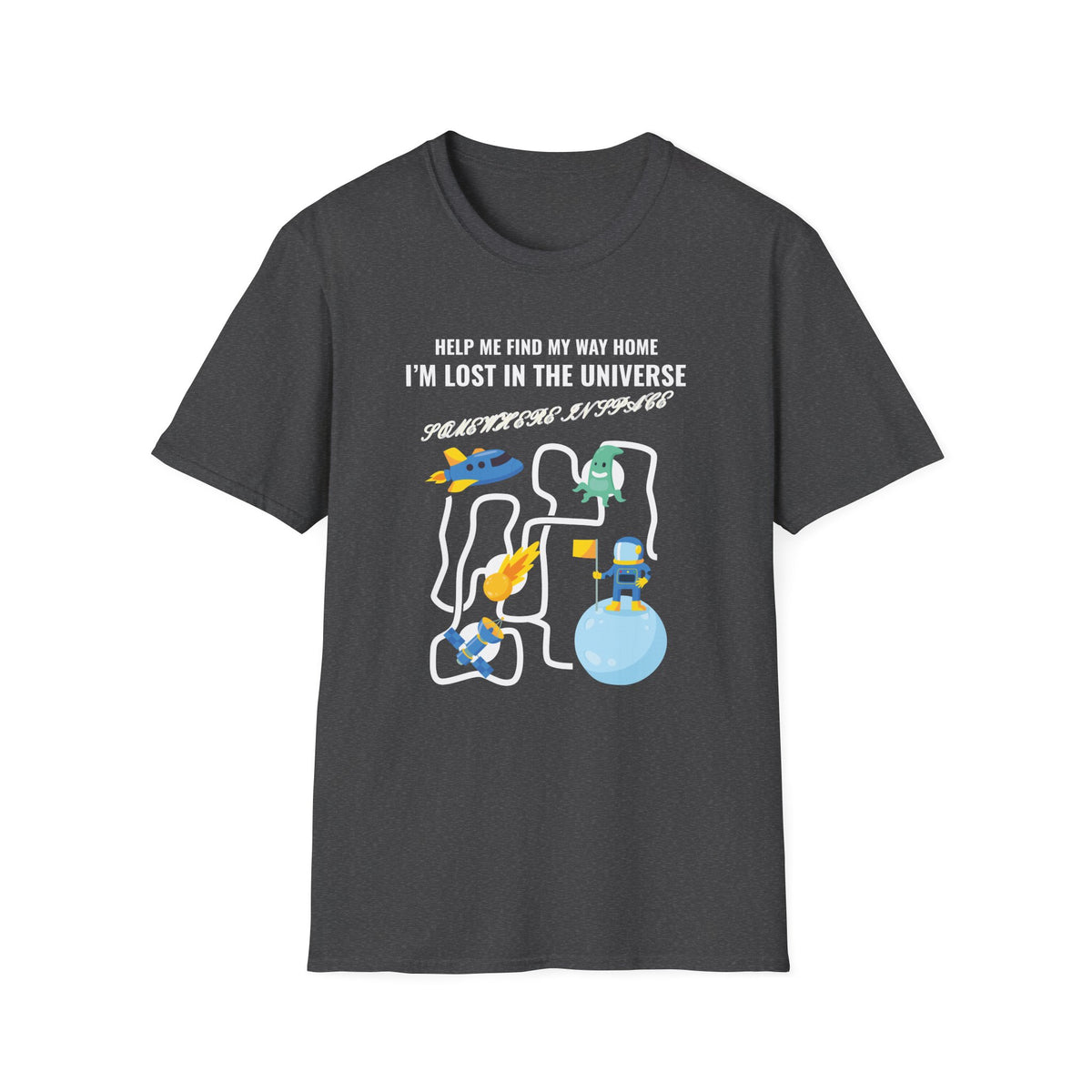 Funny UFO Aliens Graphic Unixes Gildan 100 Cotton Tee Shirt 122