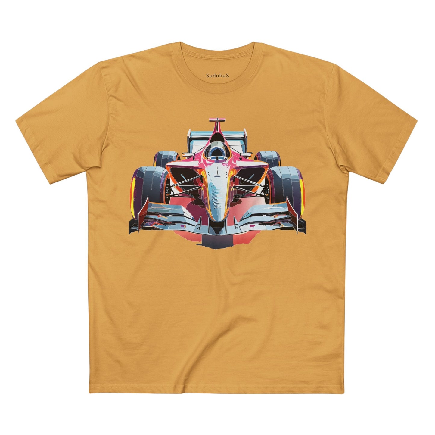 Car Graphic Unisex 100 Cotton Staple Tee 7