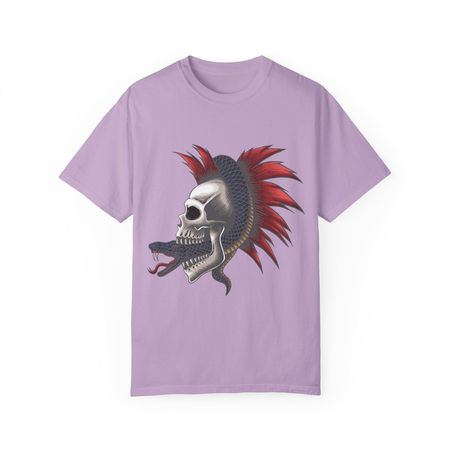 Unisex Cotton Tee Shirt with Skull