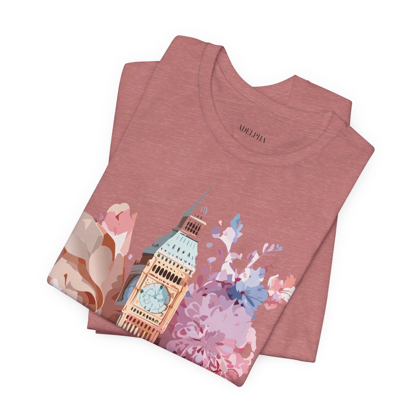 London Tourist Shirt Graphic Tee Unisex Jersey Short Sleeve Adelpha Vintage Inspired Artwork