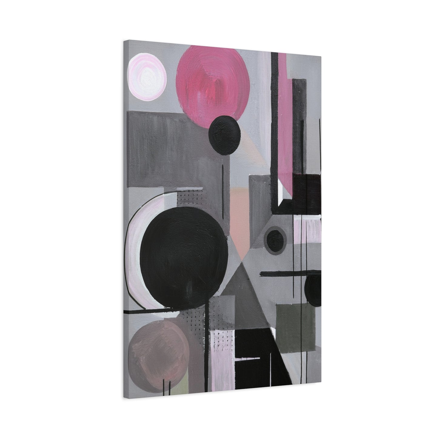 Abstract Geometric Painting Print Canvas 20x24,20x30,24x30 24x32,24x36,30x40 32x48,36x48,40x60 Pine-Wood Inner Frame ABS-42